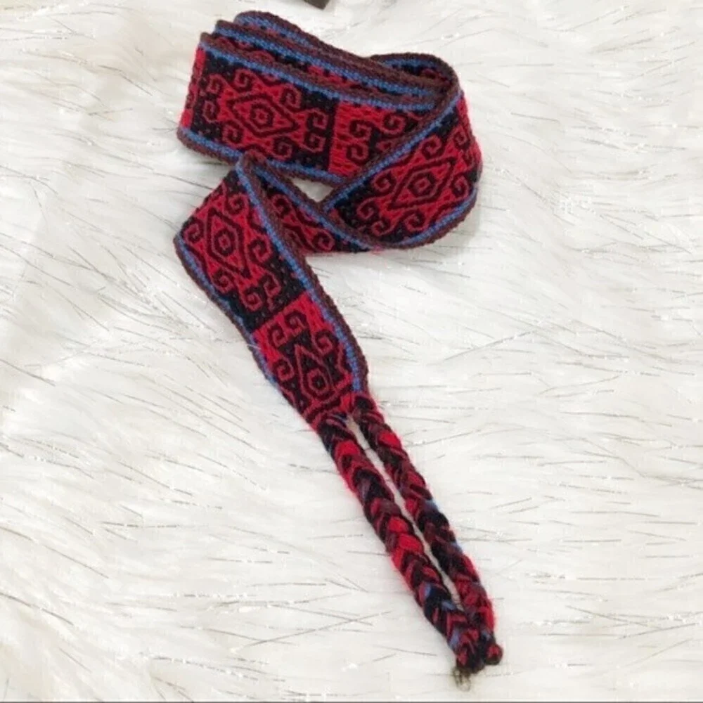 Handwoven Inca Design Belt OS - Picture 6 of 7